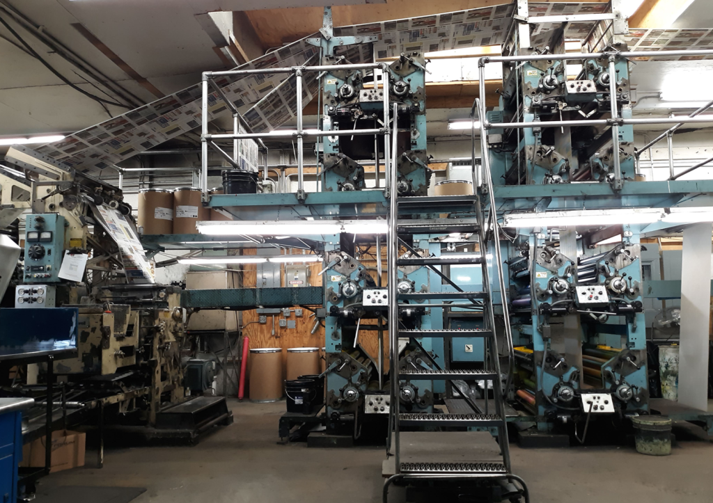 Saint Cloud Sun newspaper press component