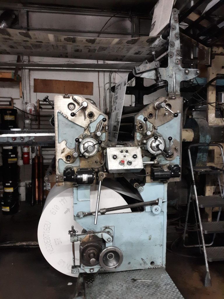 Saint Cloud Sun newspaper press component